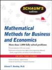 Schaum's Outline of Mathematical Methods for Business and Economics - eBook