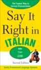Say It Right in Italian - eBook