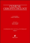 Clinical Geropsychology : Comprehensive Clinical Psychology Volume 7 - Book