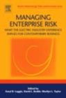 Managing Enterprise Risk: What the Electric Industry Experience Implies for Contemporary Business - eBook