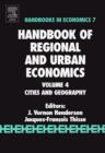 Handbook of Regional and Urban Economics : Cities and Geography - eBook