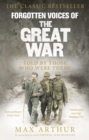 Forgotten Voices Of The Great War - Book