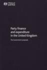 Party Finance and Expenditure in the United Kingdom : The Government's Proposals - Book