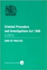 Criminal Procedure and Investigations Act 1996 (s. 23 (1)) : code of practice - Book