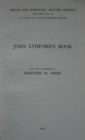 John Lydford's Book : The Fourteenth-Century Formulary of the Archdeacon of Totnes - Book