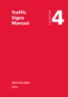 Traffic signs manual : Chapter 4: Warning signs - Book