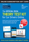 The Official DVSA Theory Test Kit for Car Drivers - online subscription gift card - Book