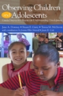 Observing Children and Adolescents - Book