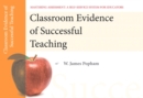 Classroom Evidence of Successful Teaching, Mastering Assessment : A Self-Service System for Educators, Pamphlet 5 - Book