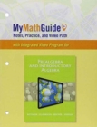 MyMathGuide : Notes, Practice, and Video Path for Prealgebra and Introductory Algebra - Book