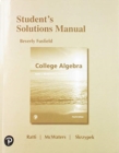 Student's Solutions Manual for College Algebra - Book