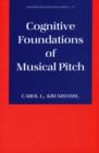 Cognitive Foundations of Musical Pitch - eBook