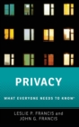 Privacy : What Everyone Needs to Know® - Book
