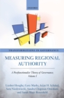 Measuring Regional Authority : A Postfunctionalist Theory of Governance, Volume I - eBook