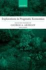 Explorations in Pragmatic Economics - eBook