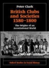 British Clubs and Societies 1580-1800 - eBook