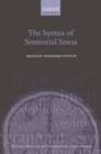 The Syntax of Sentential Stress - eBook