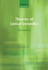 Theories of Lexical Semantics - eBook