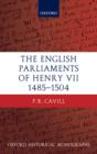 The English Parliaments of Henry VII 1485-1504 - eBook