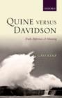 Quine versus Davidson : Truth, Reference, and Meaning - eBook