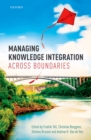 Managing Knowledge Integration Across Boundaries - eBook