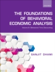 The Foundations of Behavioral Economic Analysis : Volume III: Behavioral Time Discounting - eBook