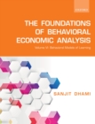 The Foundations of Behavioral Economic Analysis : Volume VI: Behavioral Models of Learning - eBook