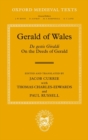 Gerald of Wales : On the Deeds of Gerald, De gestis Giraldi - Book