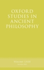 Oxford Studies in Ancient Philosophy, Volume 63 - Book