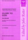 Glory to God from Messiah - Book
