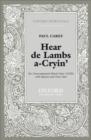 Hear de Lambs a-Cryin' - Book