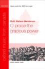 O praise the gracious power - Book