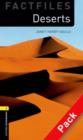 Oxford Bookworms Library Factfiles: Level 1:: Deserts audio CD pack - Book