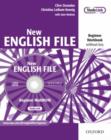 New English File: Beginner: Workbook with MultiROM Pack : Six-level general English course for adults - Book