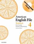American English File Level 4: Workbook with Multi-ROM Pack - Book