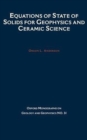 Equations of State of Solids in Geophysics and Ceramic Science - Book