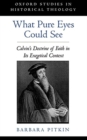 What Pure Eyes Could See : Calvin's Doctrine of Faith in its Exegetical Context - Book
