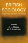 British Sociology Seen from Without and Within - Book