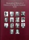 Biographical Memoirs of Fellows of the British Academy, XVII - Book