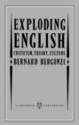 Exploding English : Criticism, Theory, Culture - Book