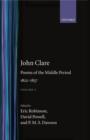 John Clare: Poems of the Middle Period, 1822-1837 : Volume V - Book