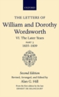 The Letters of William and Dorothy Wordsworth: Volume VI. The Later Years: Part 3. 1835-1839 - Book
