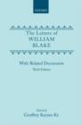 The letters of William Blake : With related documents - Book