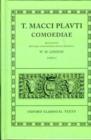 Plautus Comoediae Vol. I: Amphitruo - Mercator - Book