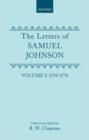 The letters of Samuel Johnson, with Mrs. Thrale's genuine letters to him : Volume I: 1719-1774, Letters 1-369 - Book