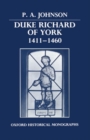 Duke Richard of York 1411-1460 - Book