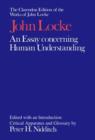 The Clarendon Edition of the Works of John Locke: An Essay concerning Human Understanding - Book