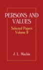 Selected Papers: Volume II: Persons and Values - Book