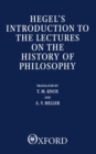 Introduction to the Lectures on the History of Philosophy - Book