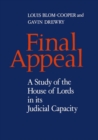 Final Appeal : A Study of the House of Lords in its Judicial Capacity - Book
